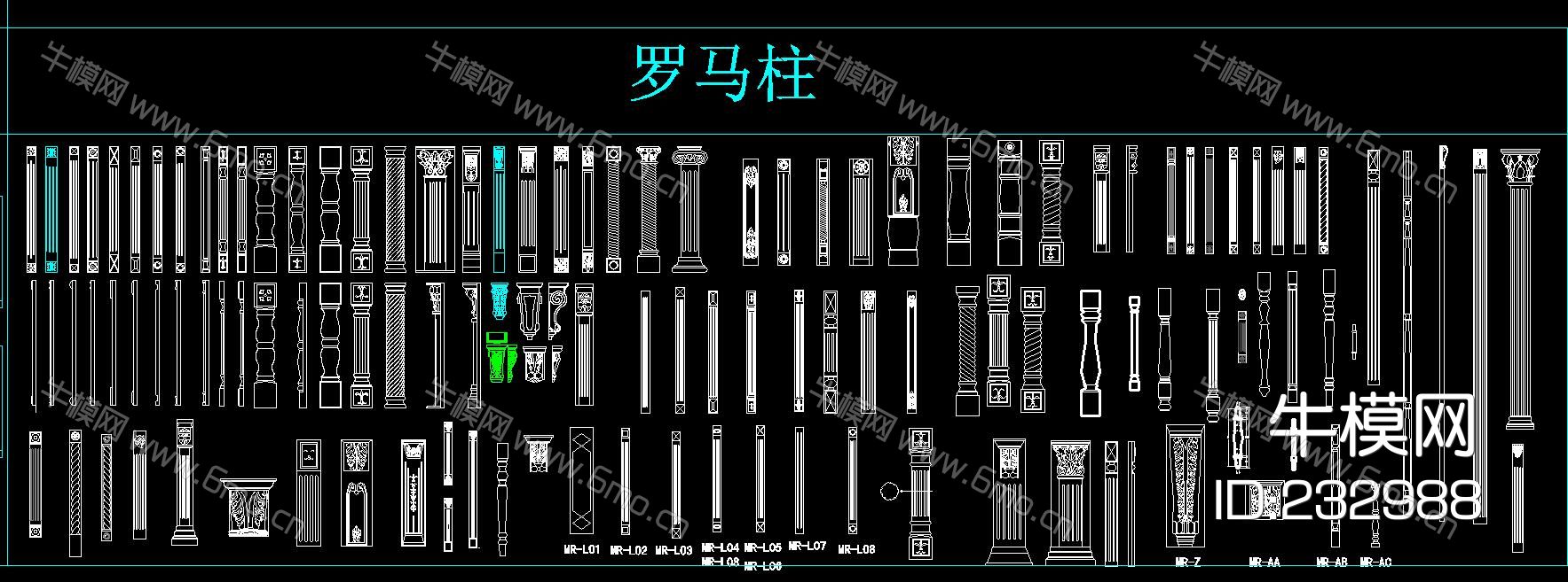 厨房设计 专用CAD图库大全