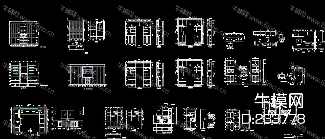 橱柜公司 标准柜体图 衣柜 鞋柜 橱柜