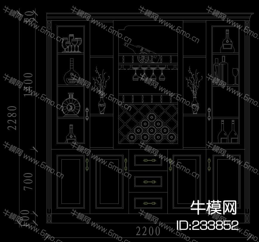 经典酒柜ACD图库18例