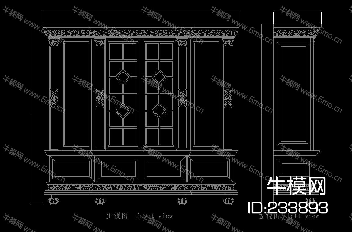 欧式柜子高柜大全