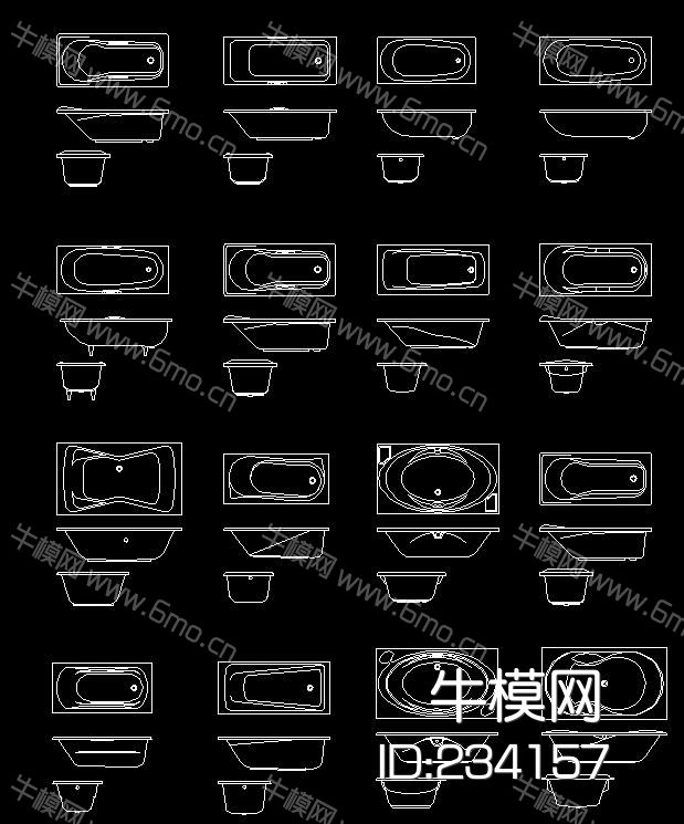 卫浴CAD图库合集