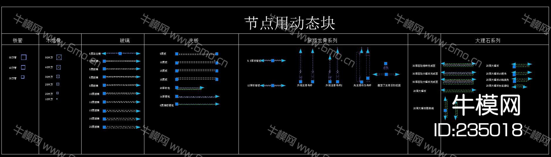 CAD 动态块 大全图集