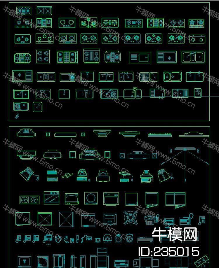 精选 家装 工装 平面CAD图库