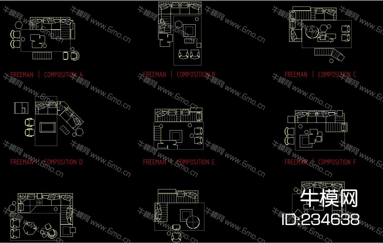 意大利家具 minotti furniture 沙发 床