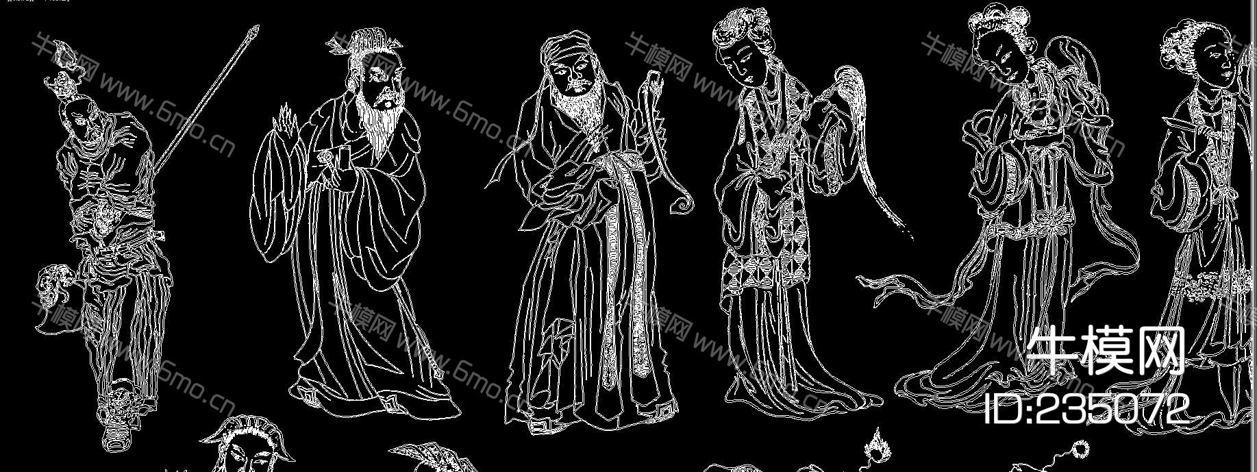 古代人物CAD全集