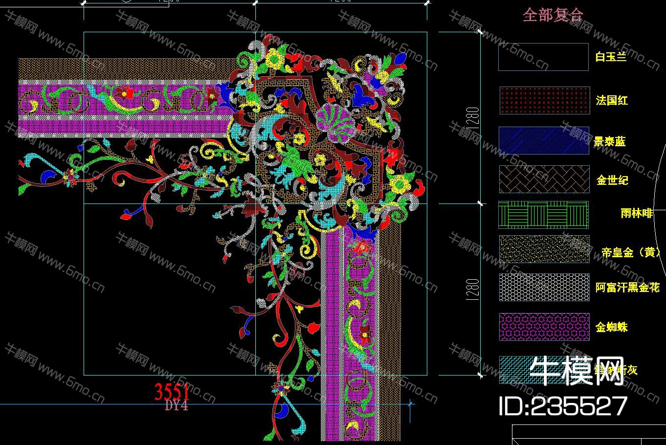 水刀拼花 CAD图集