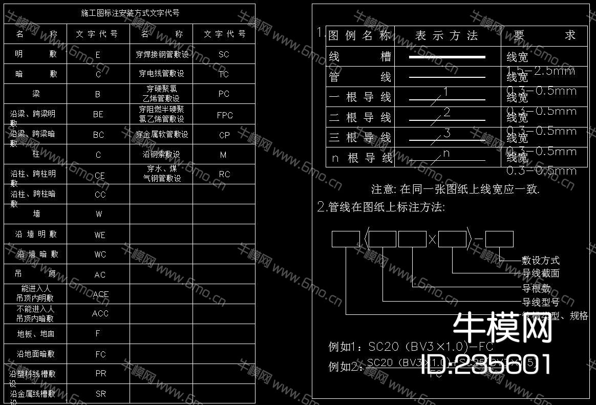 弱电CAD图例