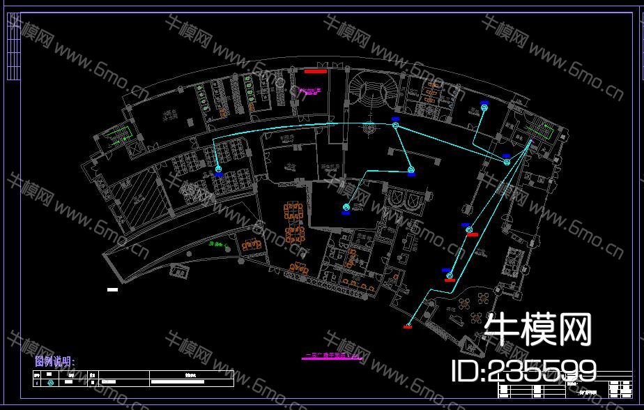 酒店智能化工程竣工图纸CAD弱电智能化