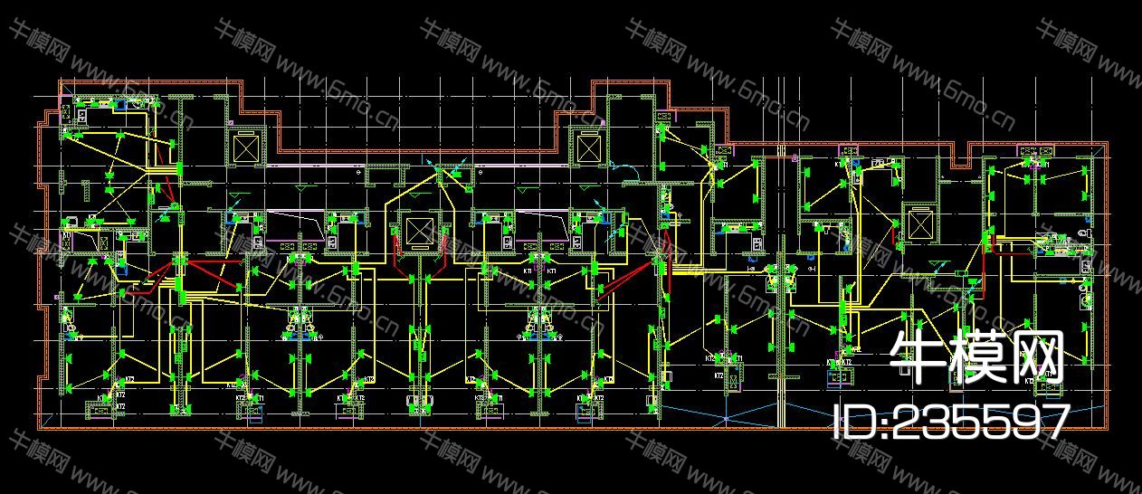住宅小区全套弱电CAD施工图