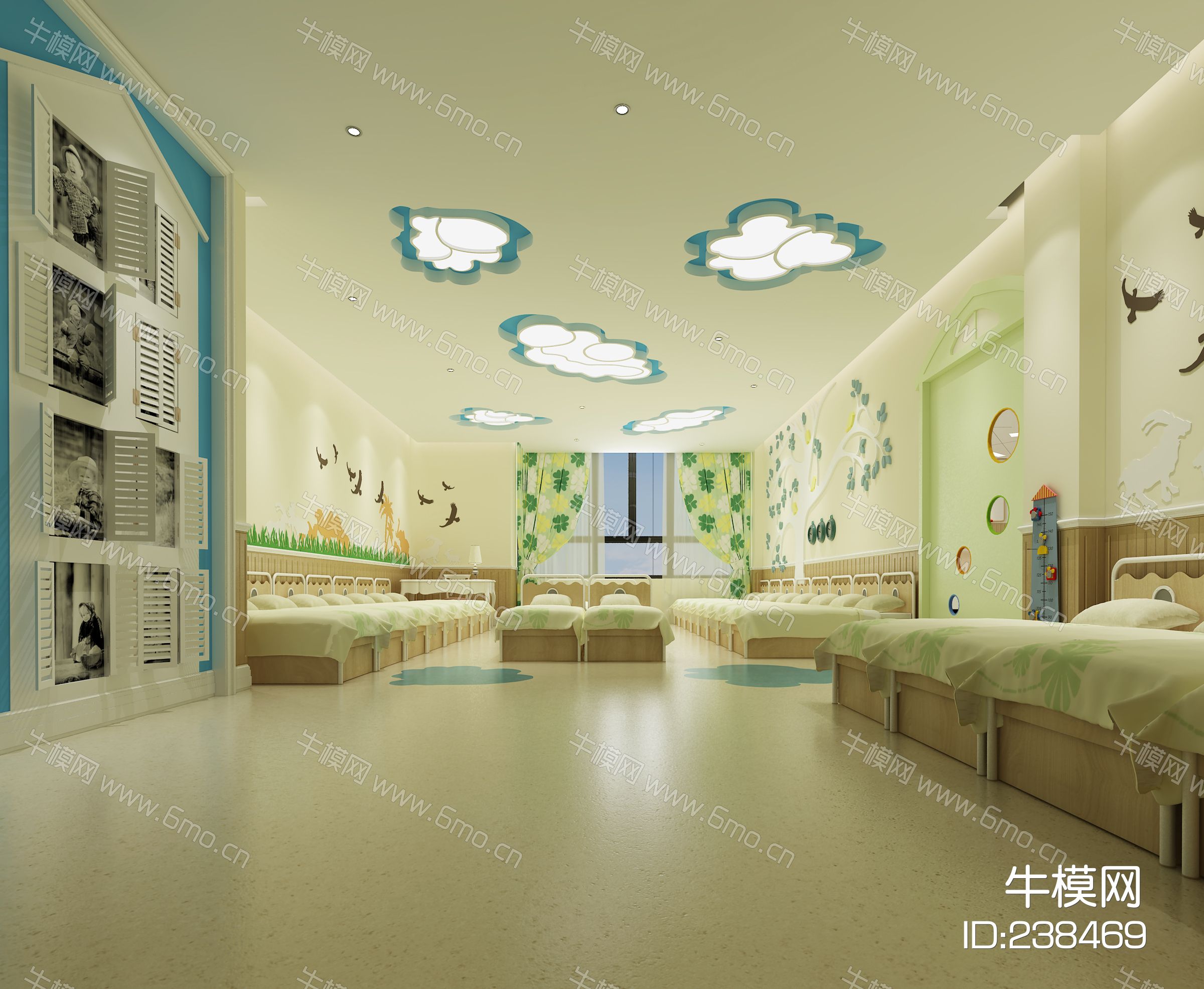 幼儿园室内装饰设计CAD施工图效果图