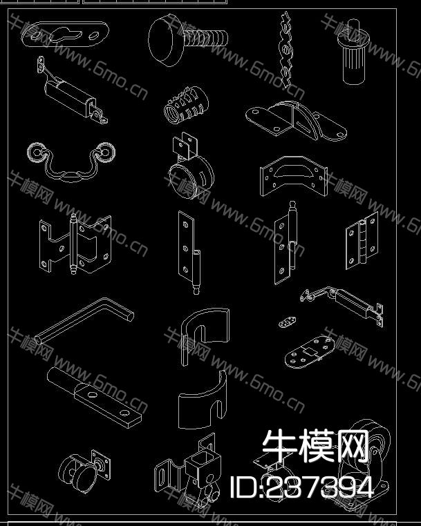 家具五金CAD 设计应用图库