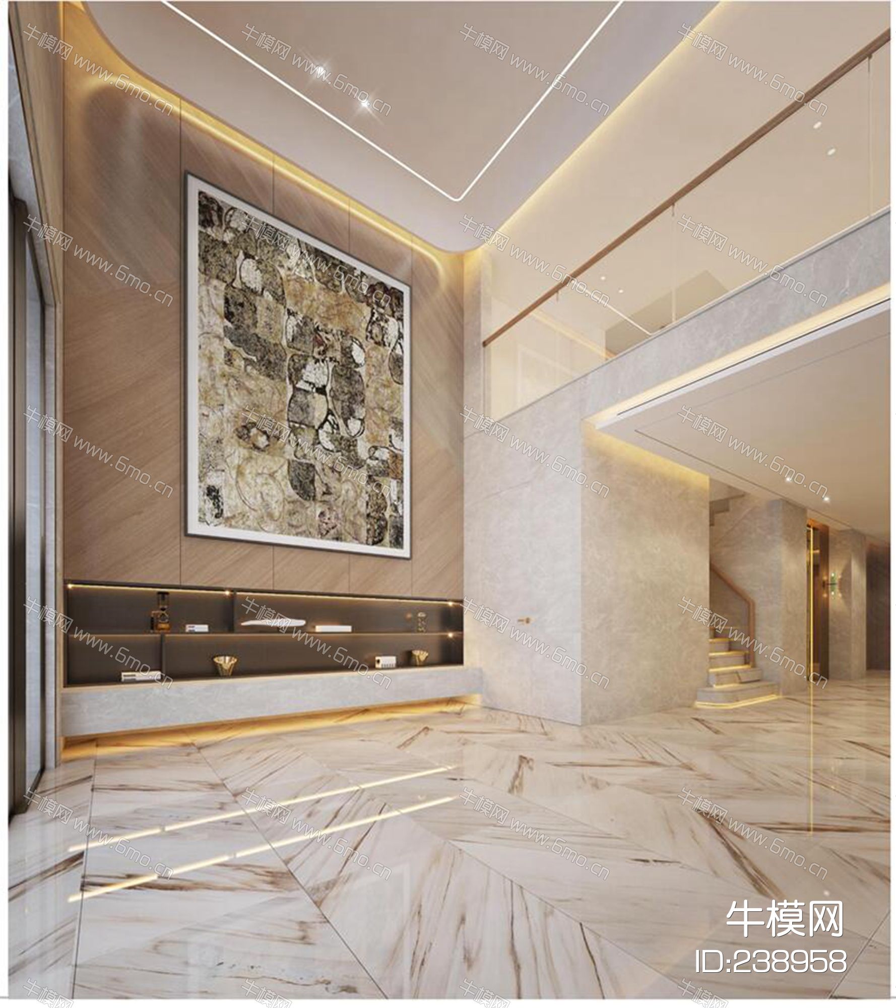 樟州碧湖别墅效果图方案材料设计施工图