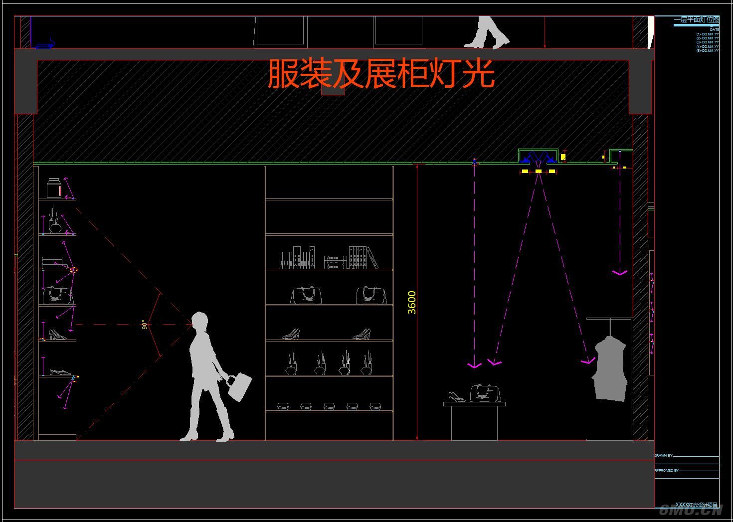 灯光场景CAD运用及节点概念图