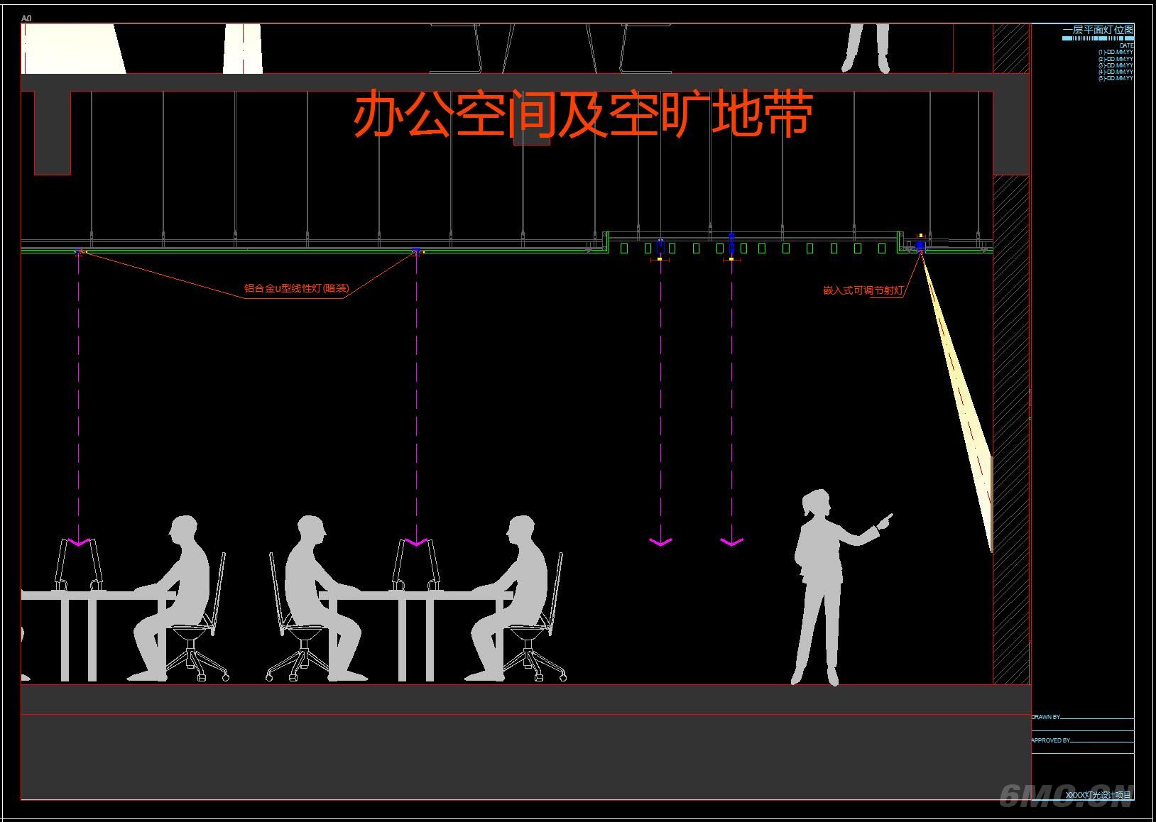 灯光场景CAD运用及节点概念图