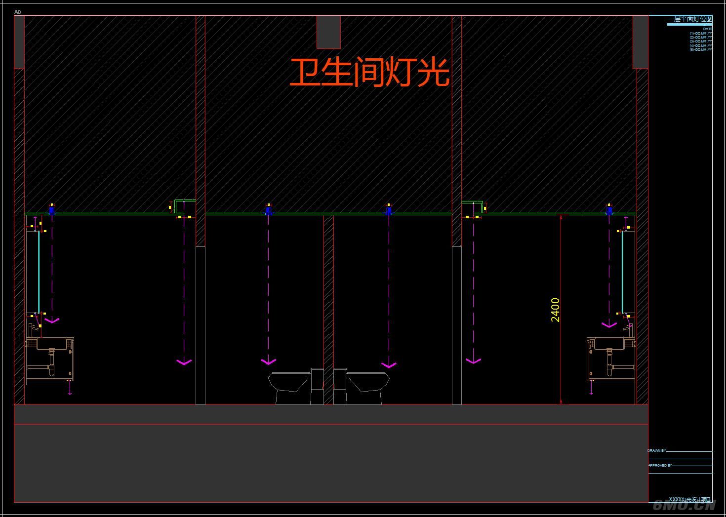 灯光场景CAD运用及节点概念图