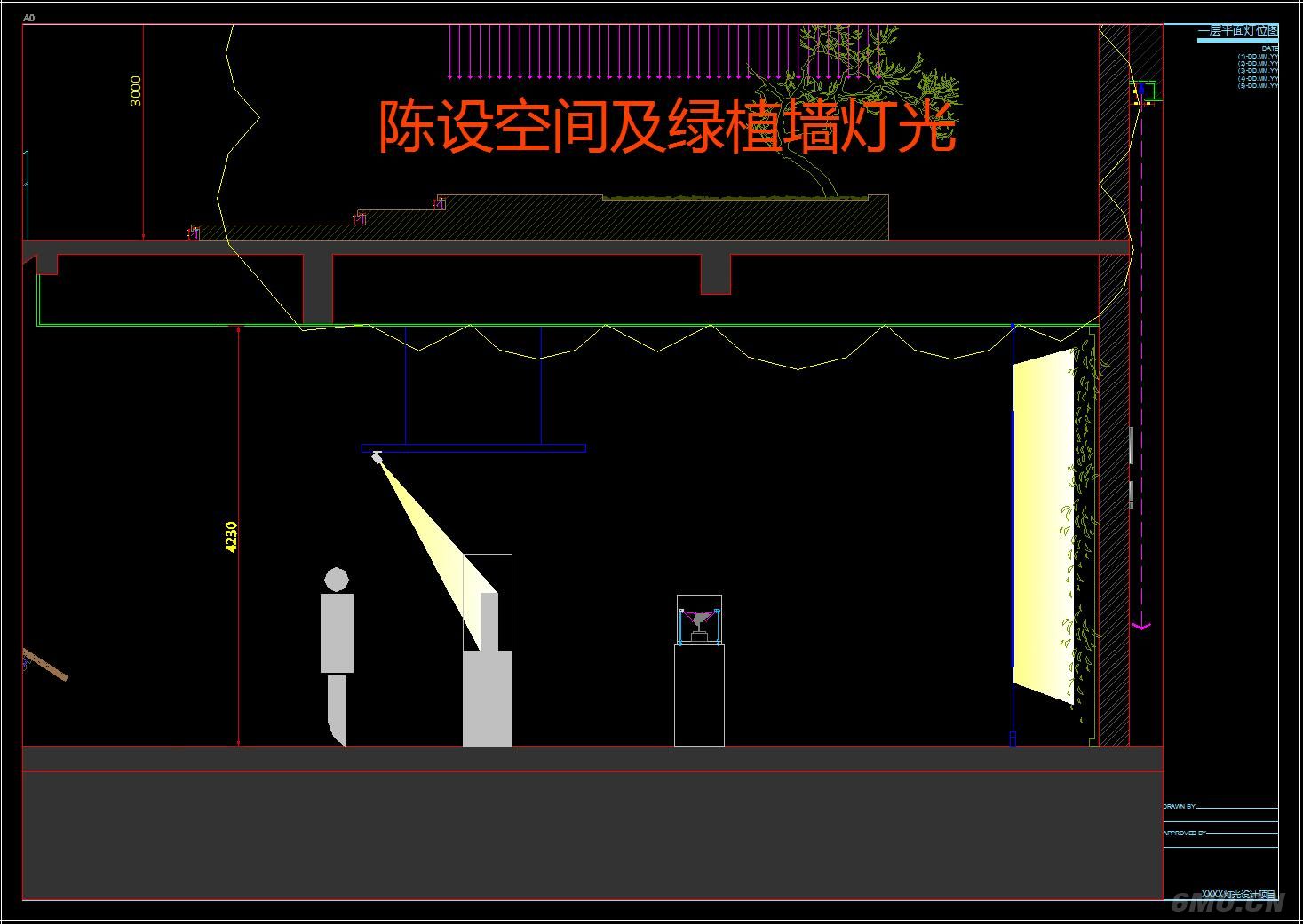 灯光场景CAD运用及节点概念图