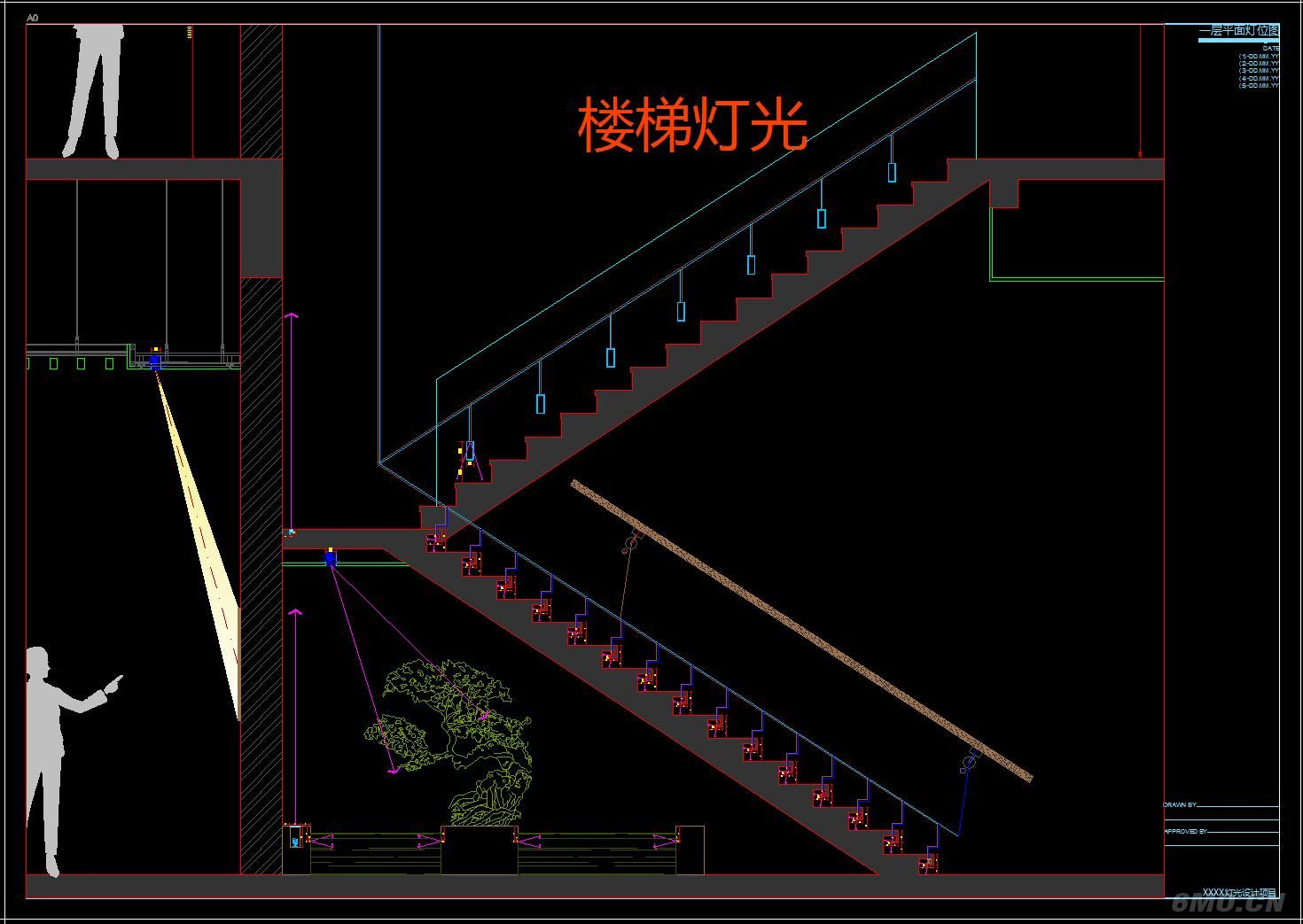 灯光场景CAD运用及节点概念图