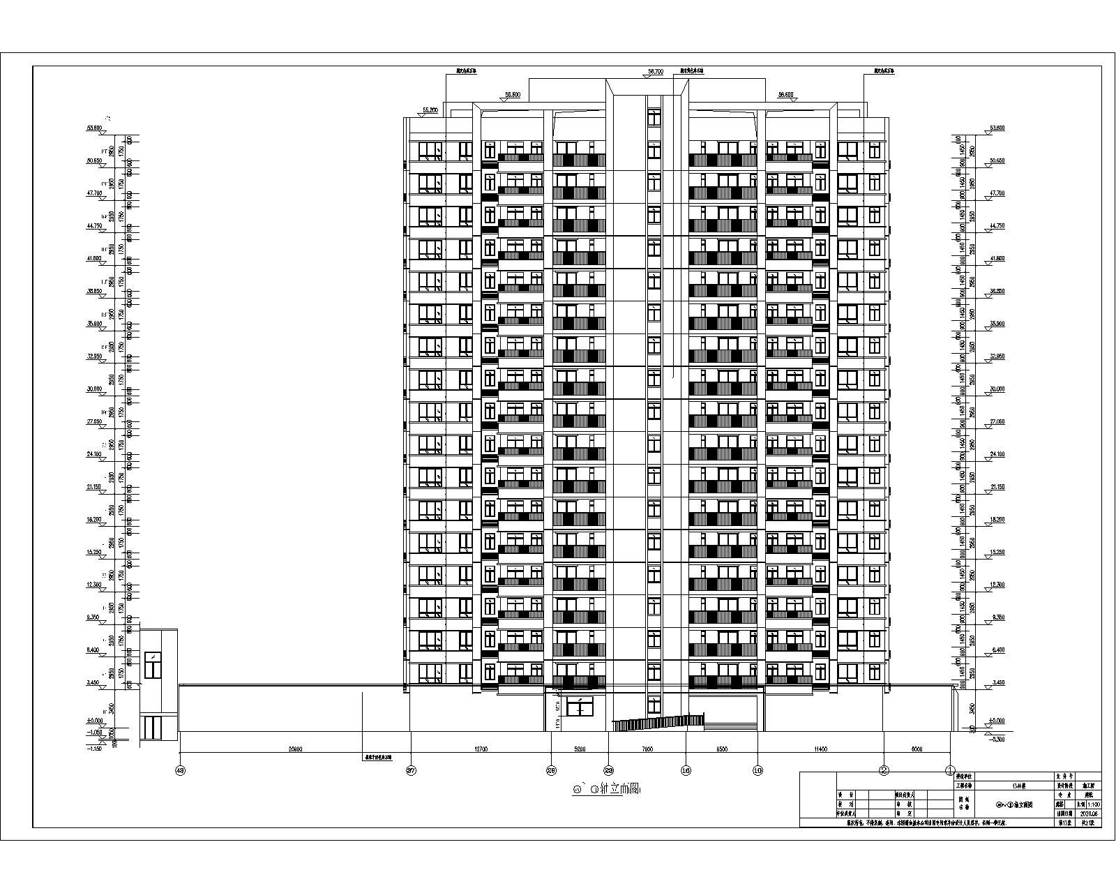 多高层结构建筑施工图