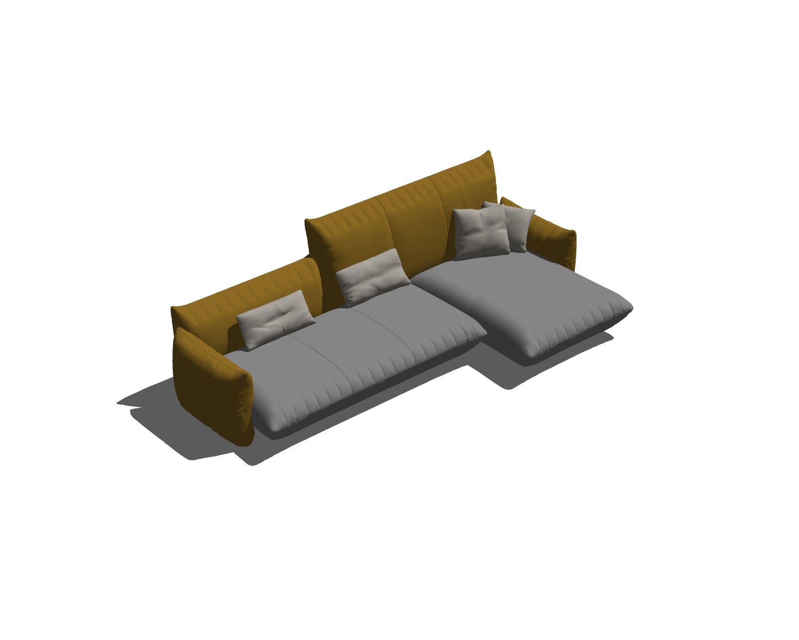 现代风格多人沙发
