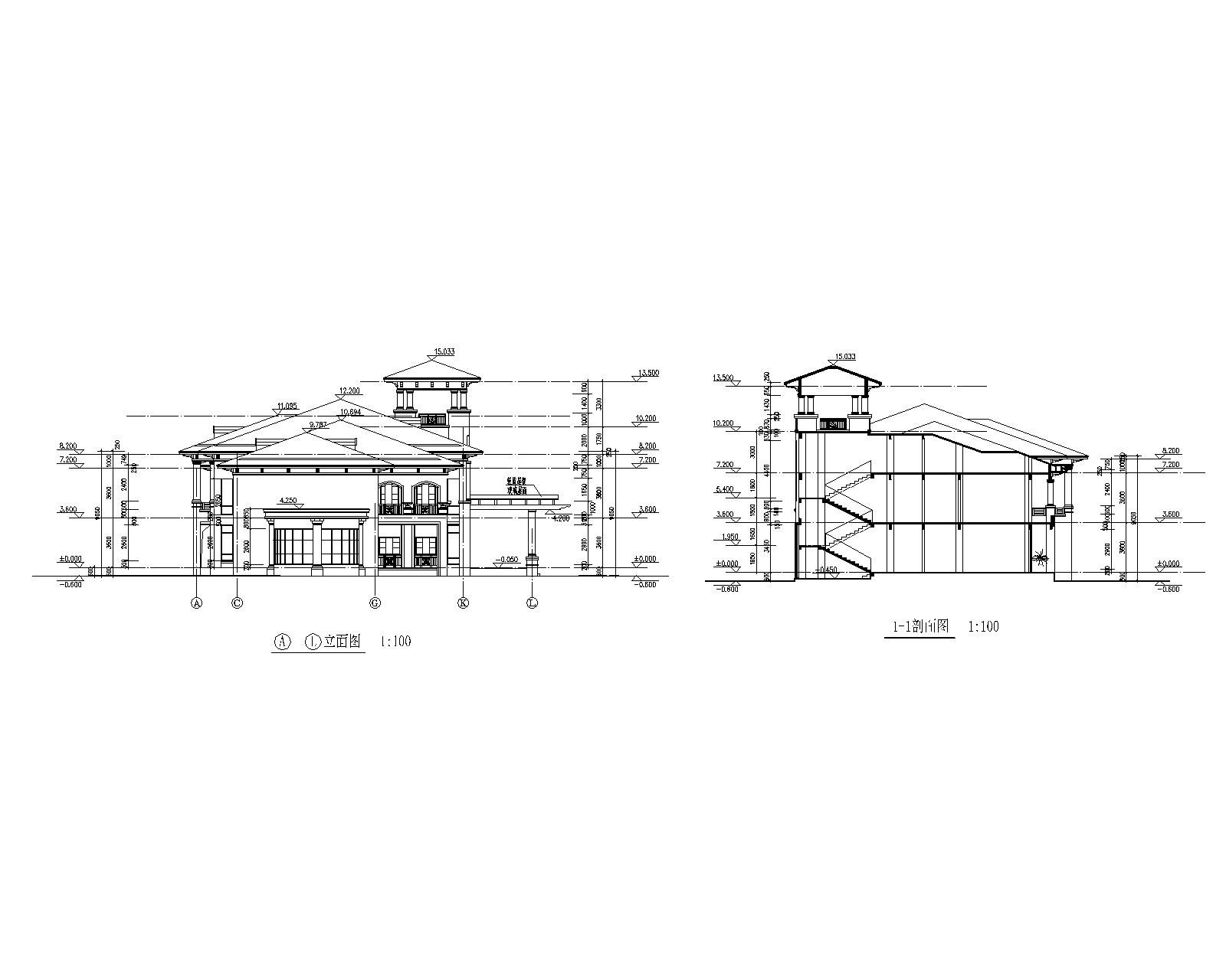 某小区公建会所设计图