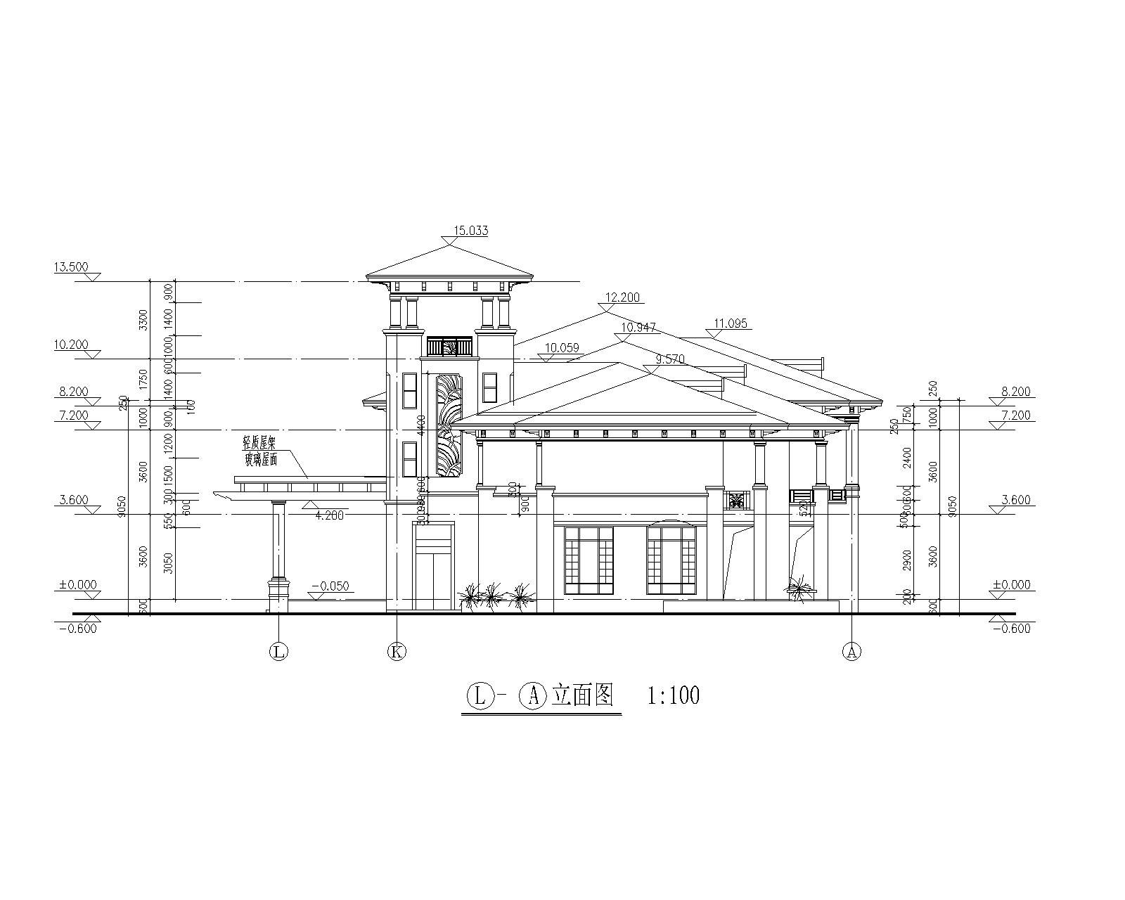 某小区公建会所设计图