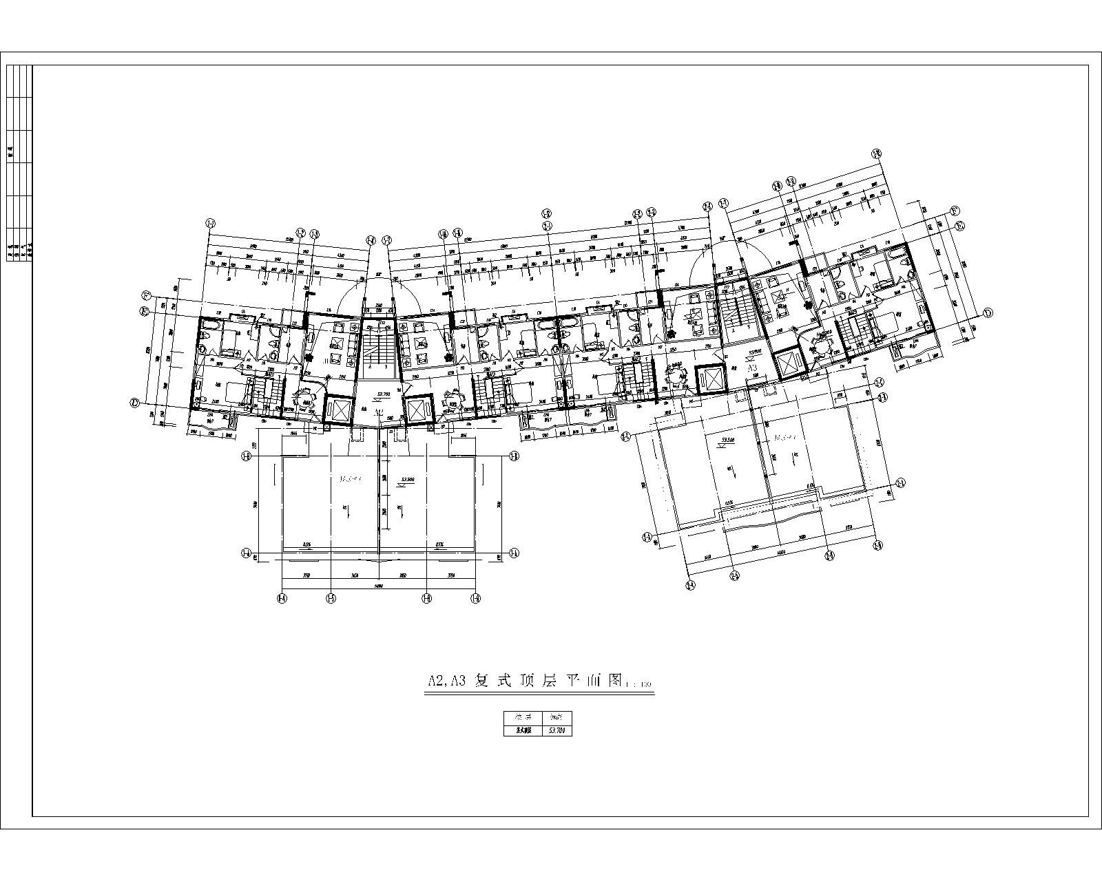 南方某高层住宅小区建筑施工图
