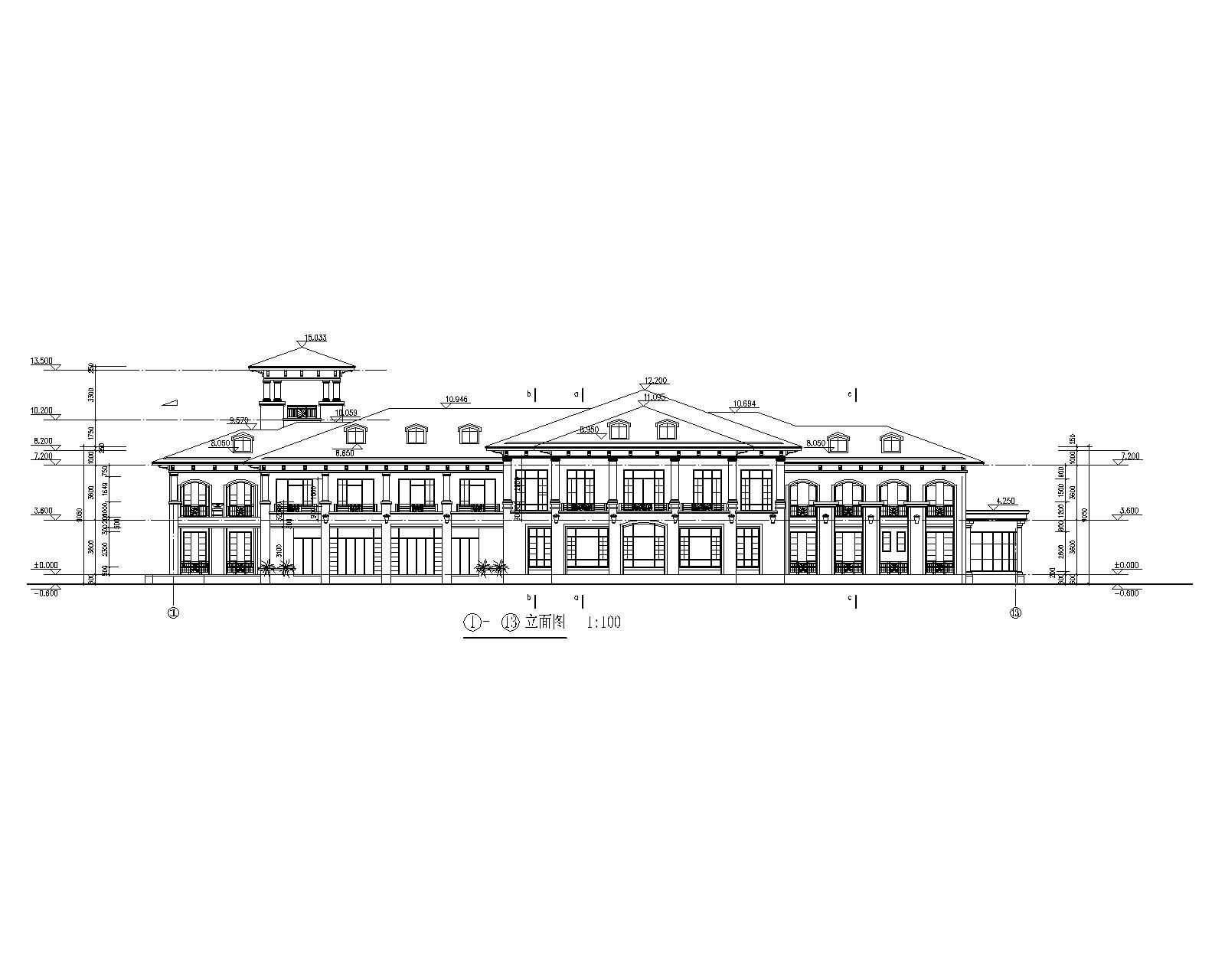 某小区公建会所设计图
