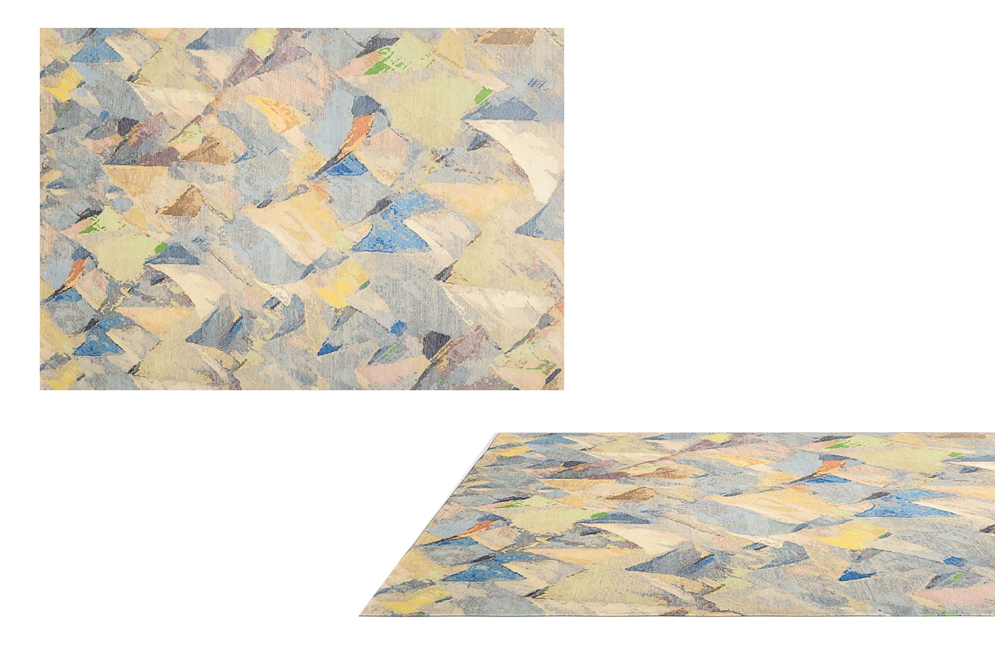 现代简约抽象地毯