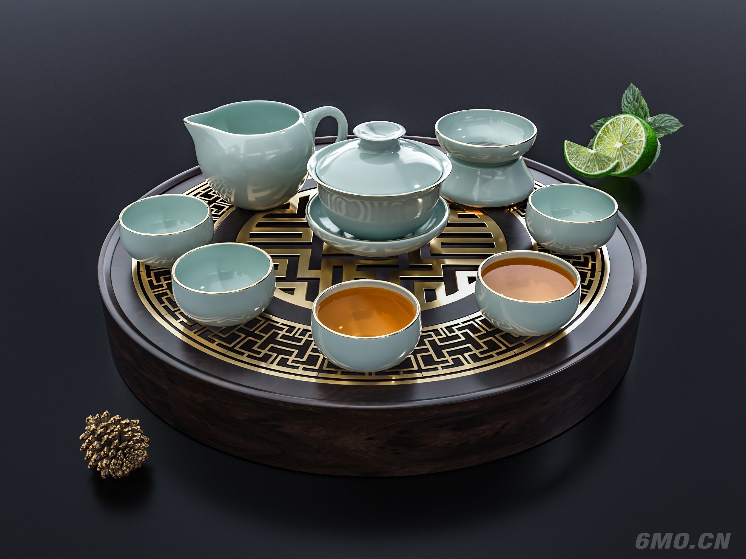 新中式陶瓷茶具