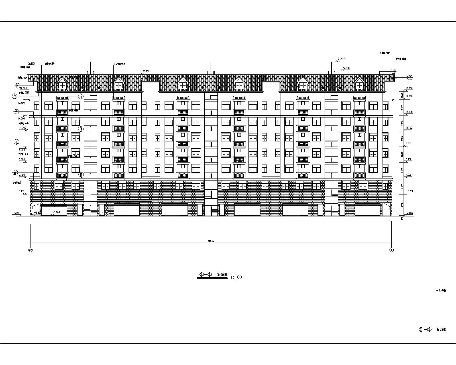 多层住宅建筑施工图