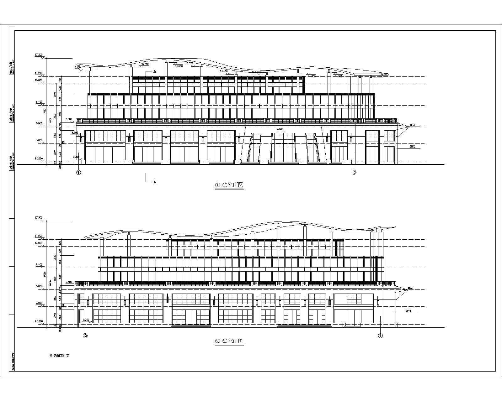 会所建筑施工图