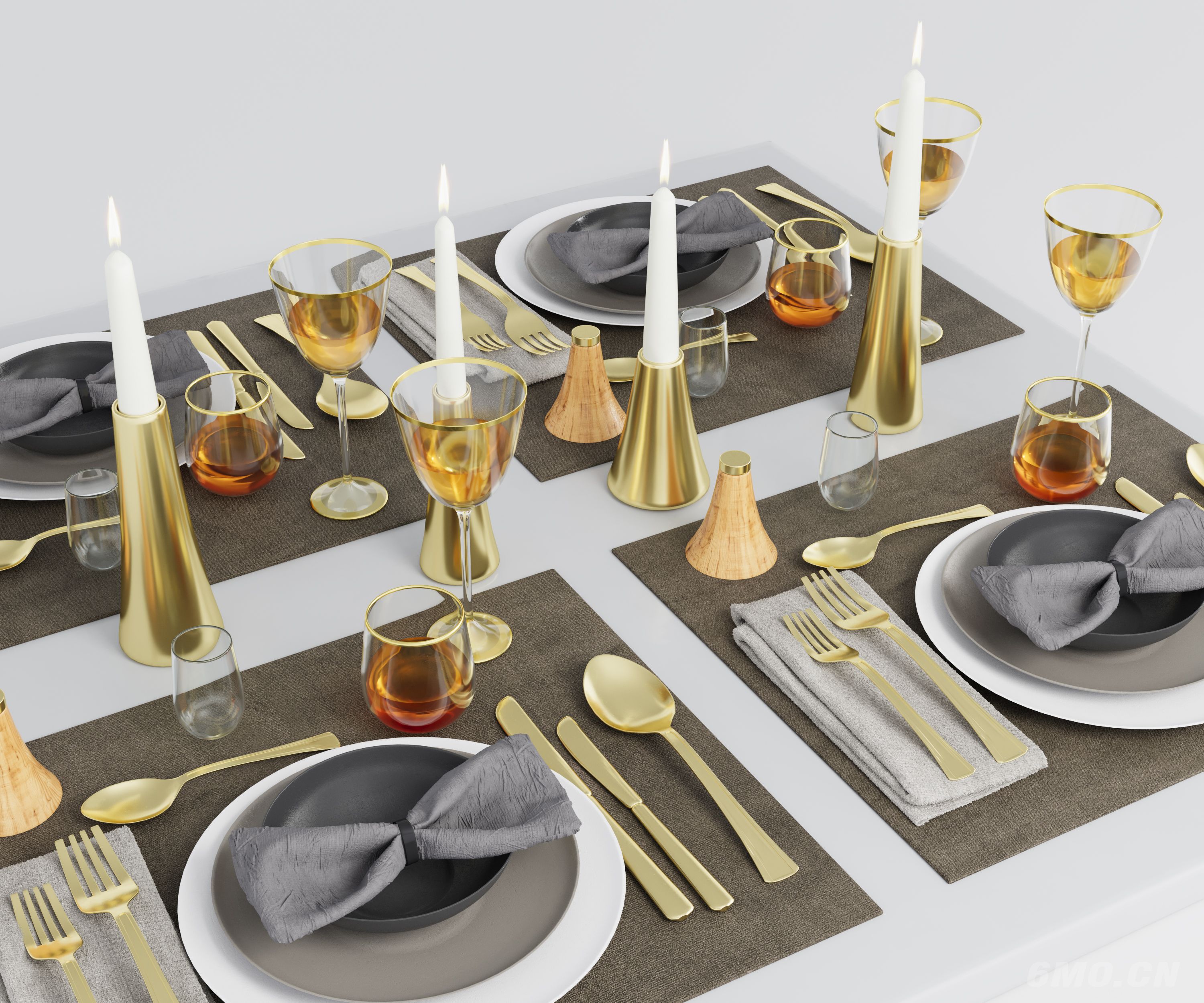 现代餐具组合 餐桌摆件 餐具用品 厨房用品 厨房用品组合 厨房摆件