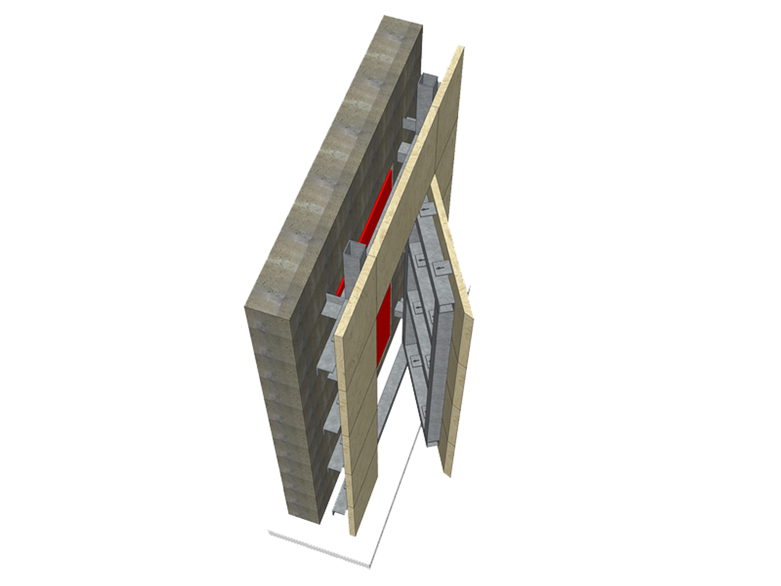 标准门节点CAD+对应效果图