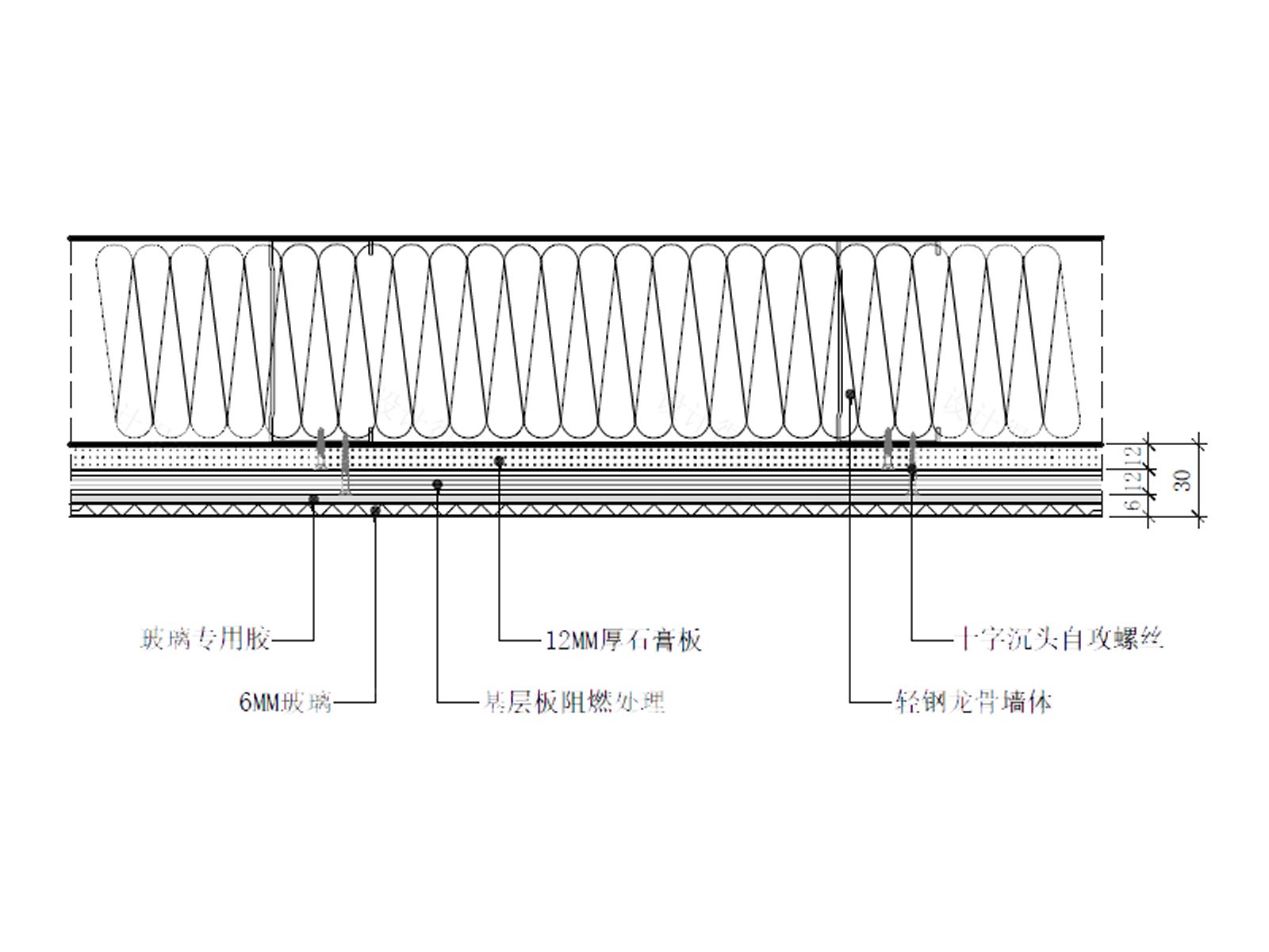 墙身节点CAD+对应效果图