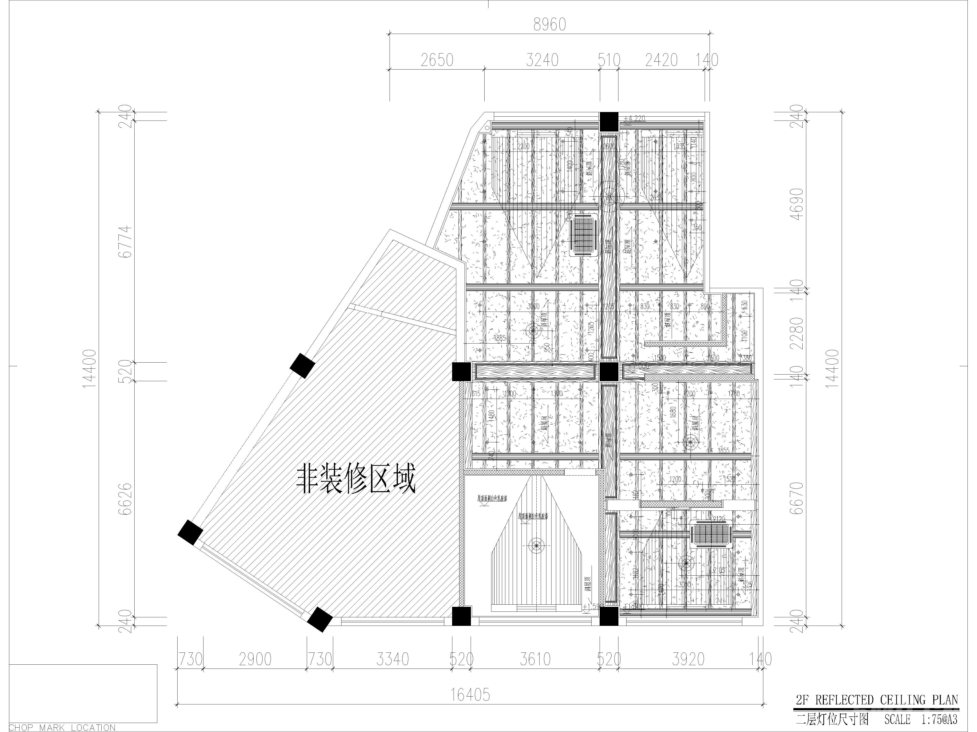 商场店铺珠宝店CAD施工图，系统平面图