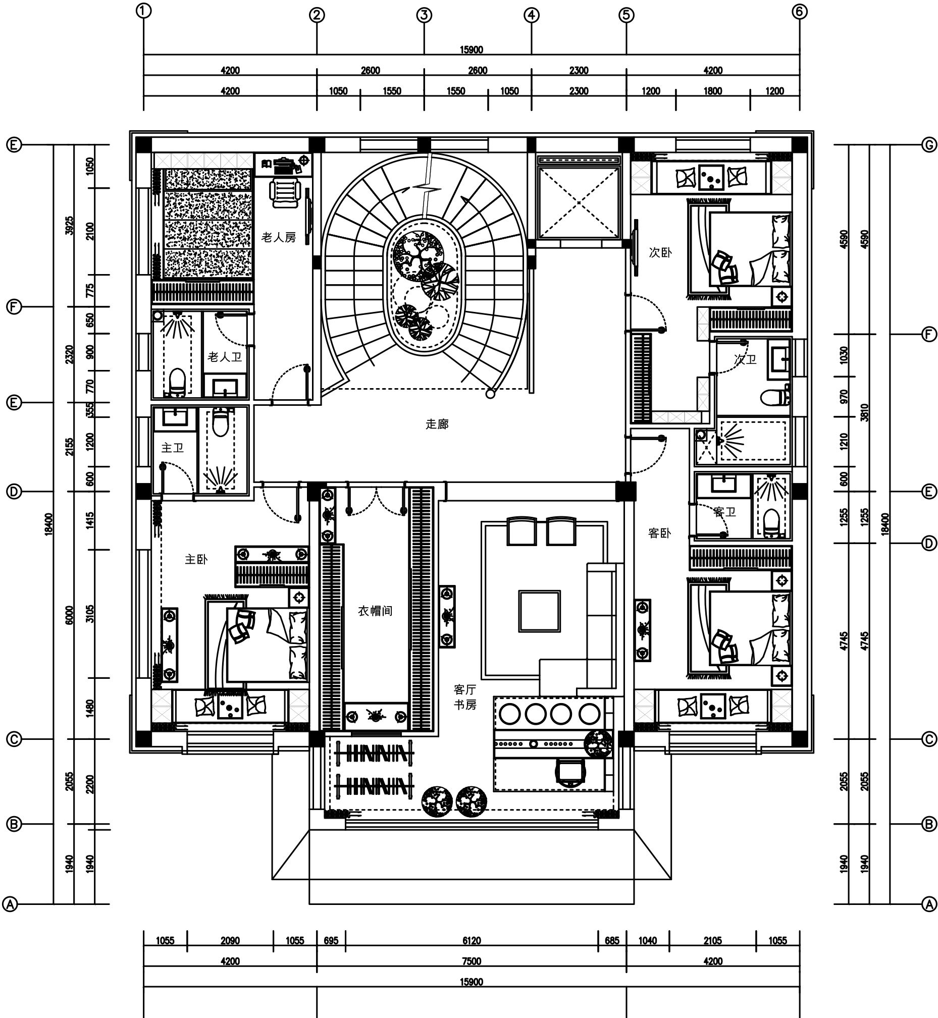 别墅平面方案设计案例