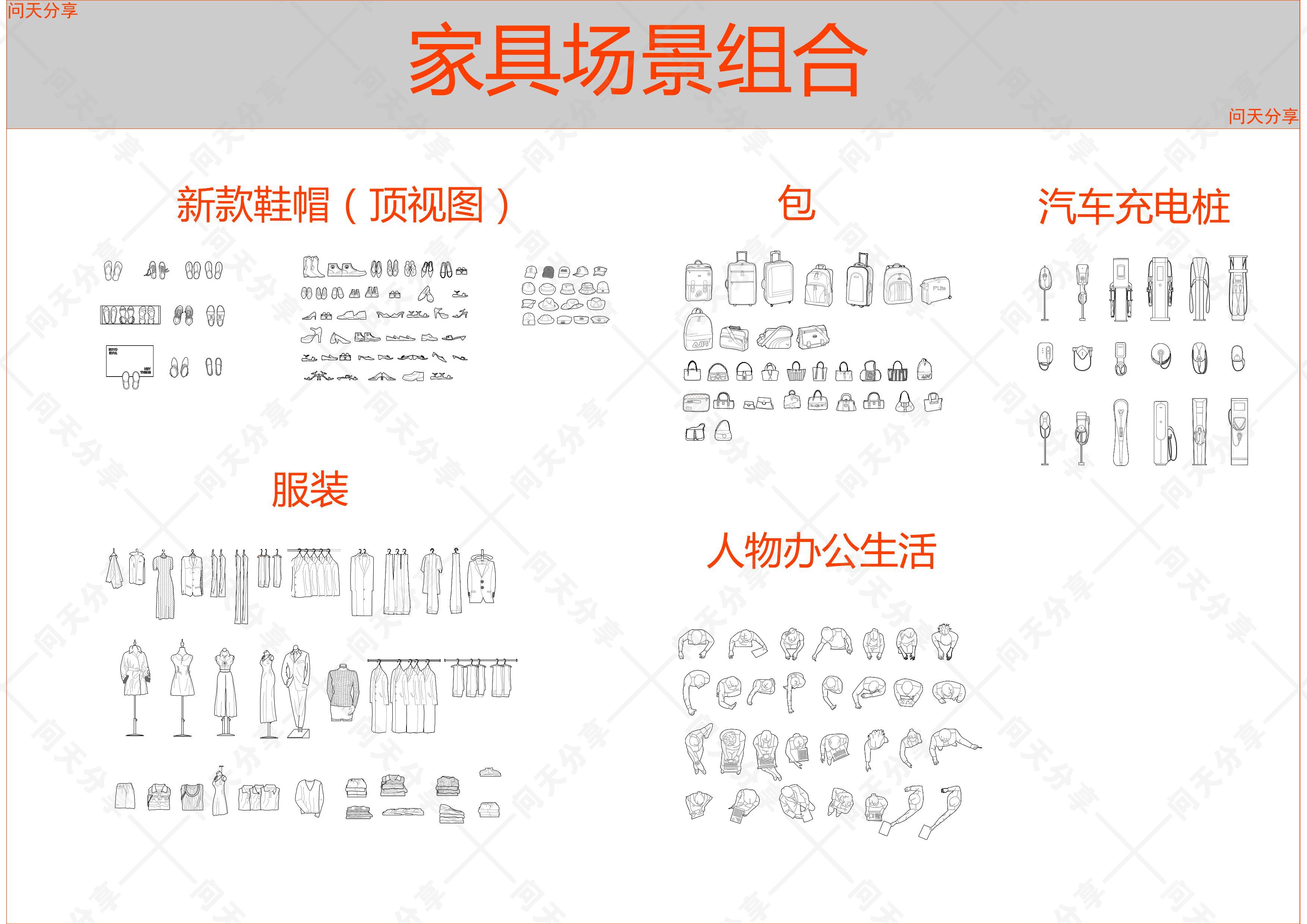 国外场景组合图库（赠送遮罩插件）