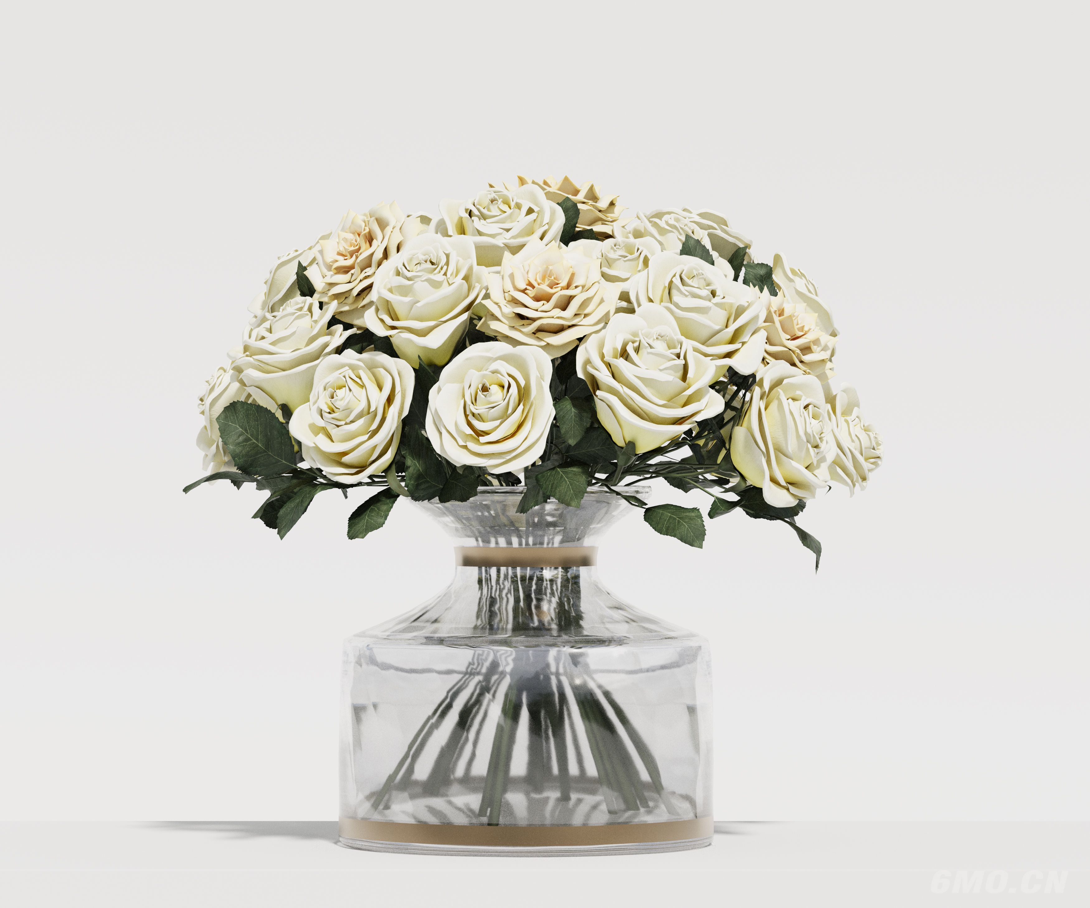 现代花瓶花艺组合 花瓶植物 花瓶花卉 玫瑰花组合