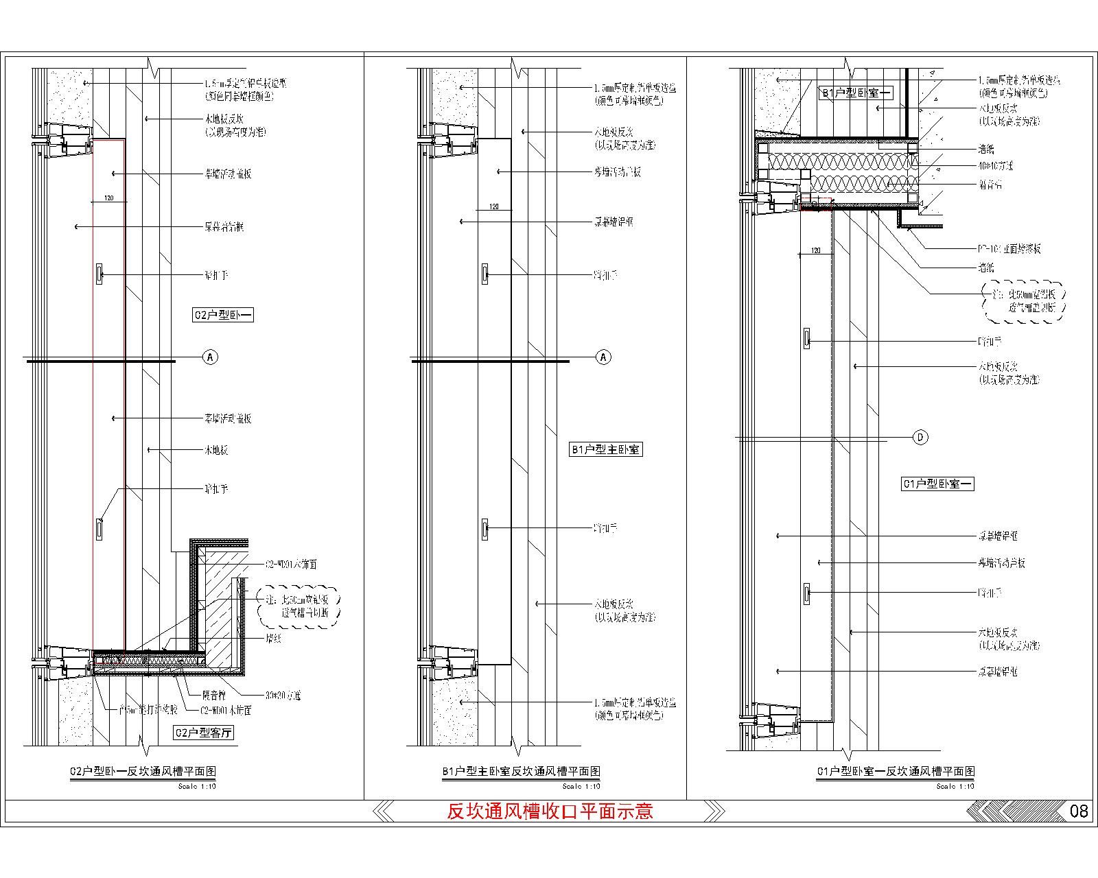 幕墙与地面反坎收口做法节点