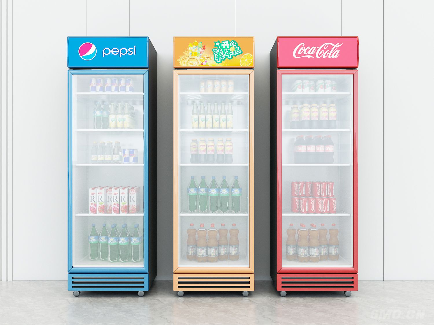 现代冰箱，冰柜，超市小卖部冰箱柜
