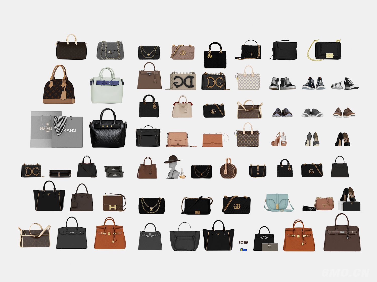 现代包包，皮包，手提包，挎包，手拿包，女士包包，男士包包，手提袋，鞋子