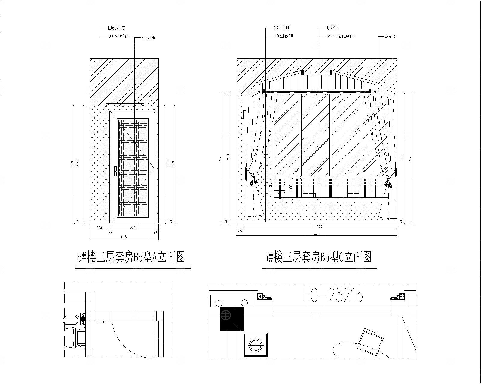 酒店套房施工图