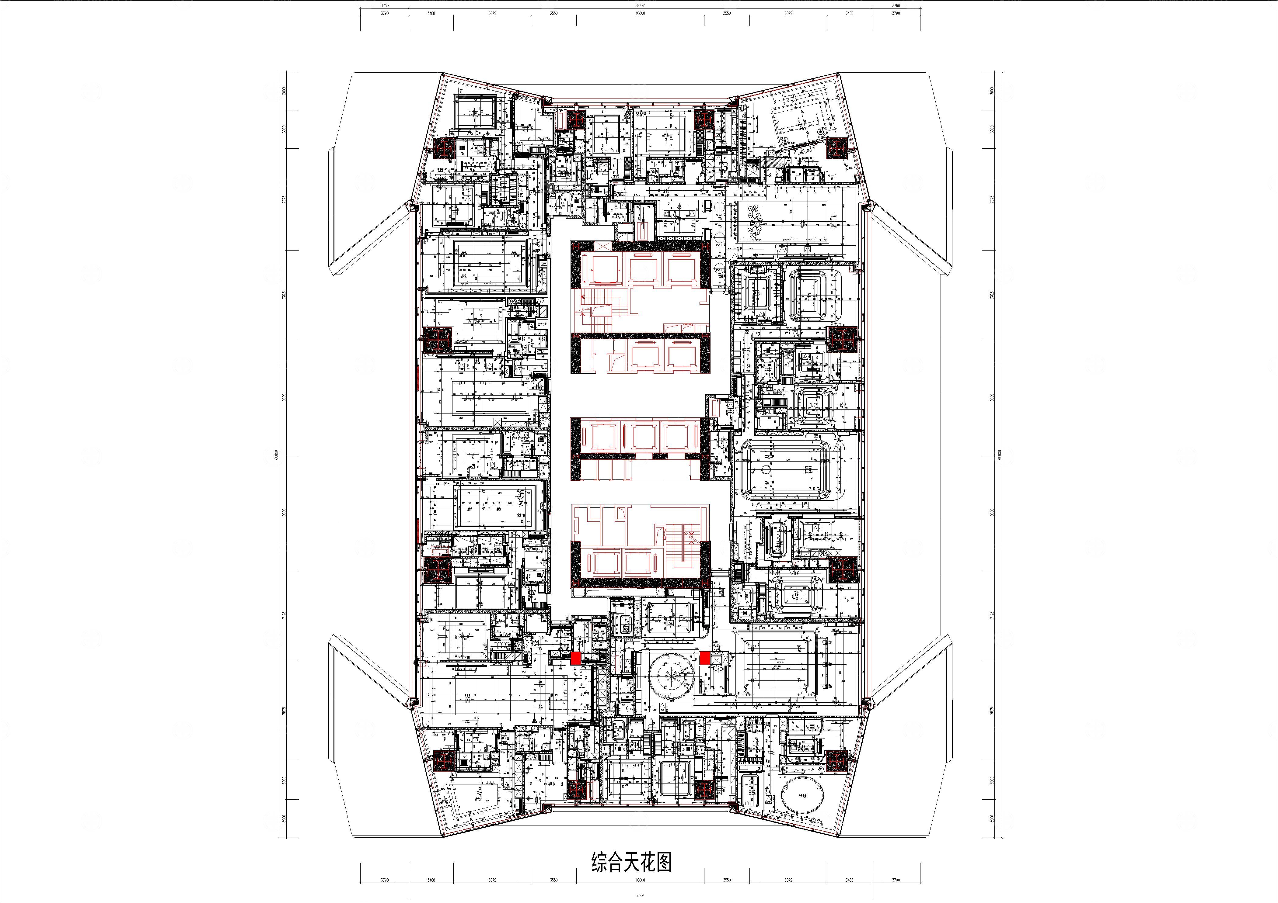 超豪华大平层总平方案图