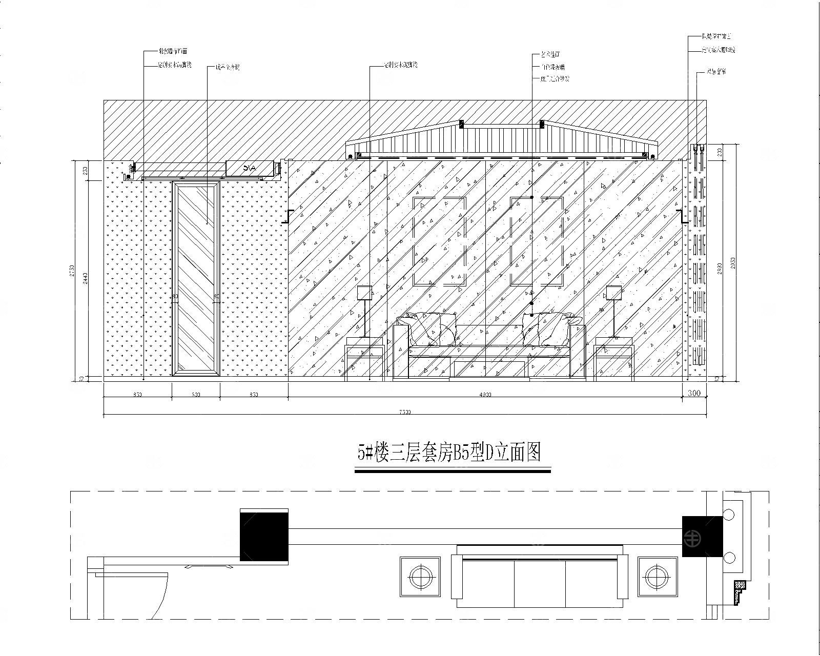 酒店套房施工图