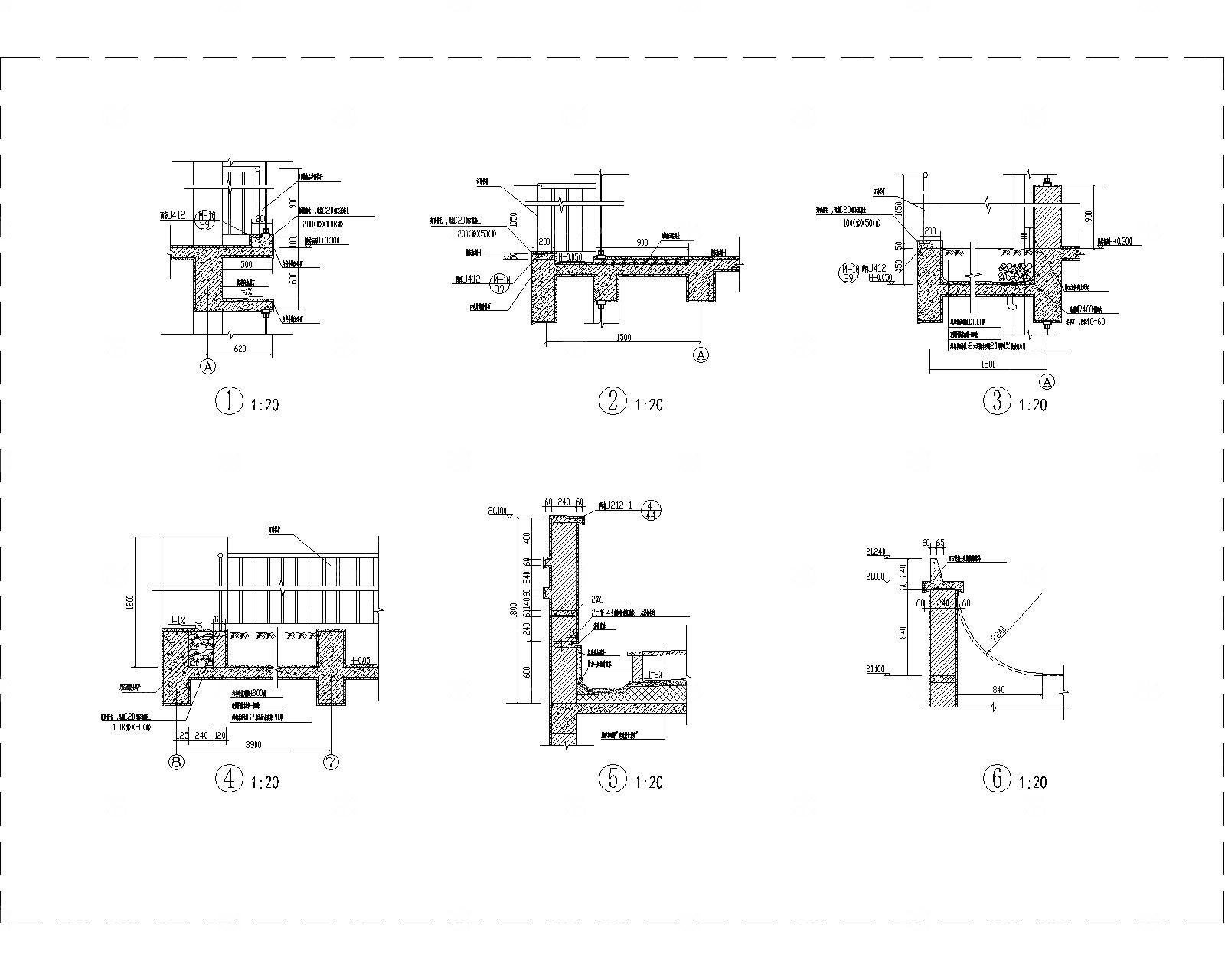 六层框架商住宅建筑施工图