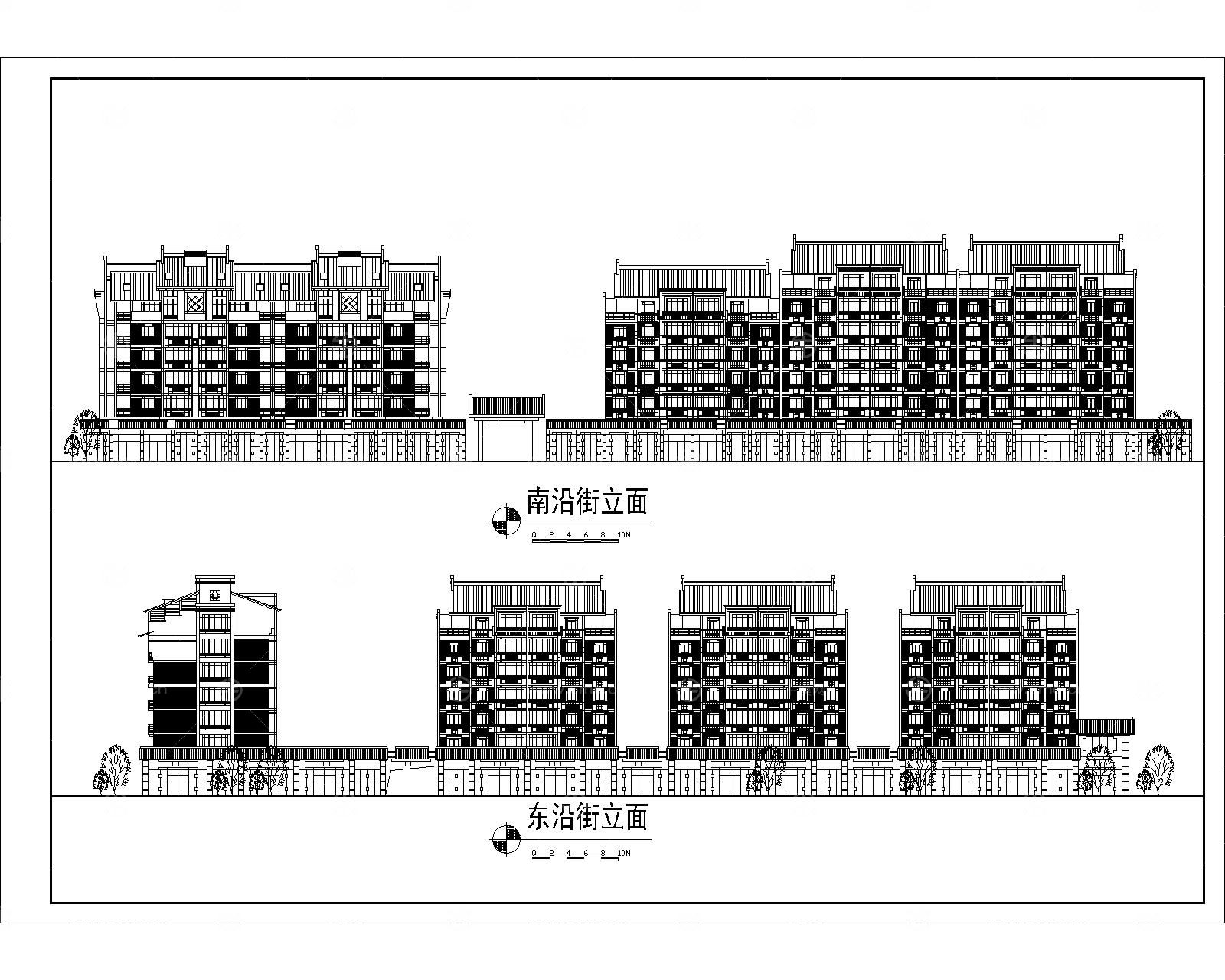 某花园综合住宅区详细规划建筑图及效果图