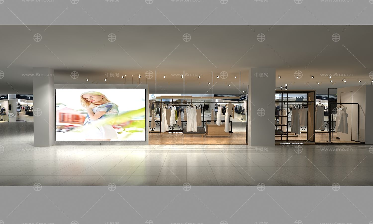象山店服装店施工图