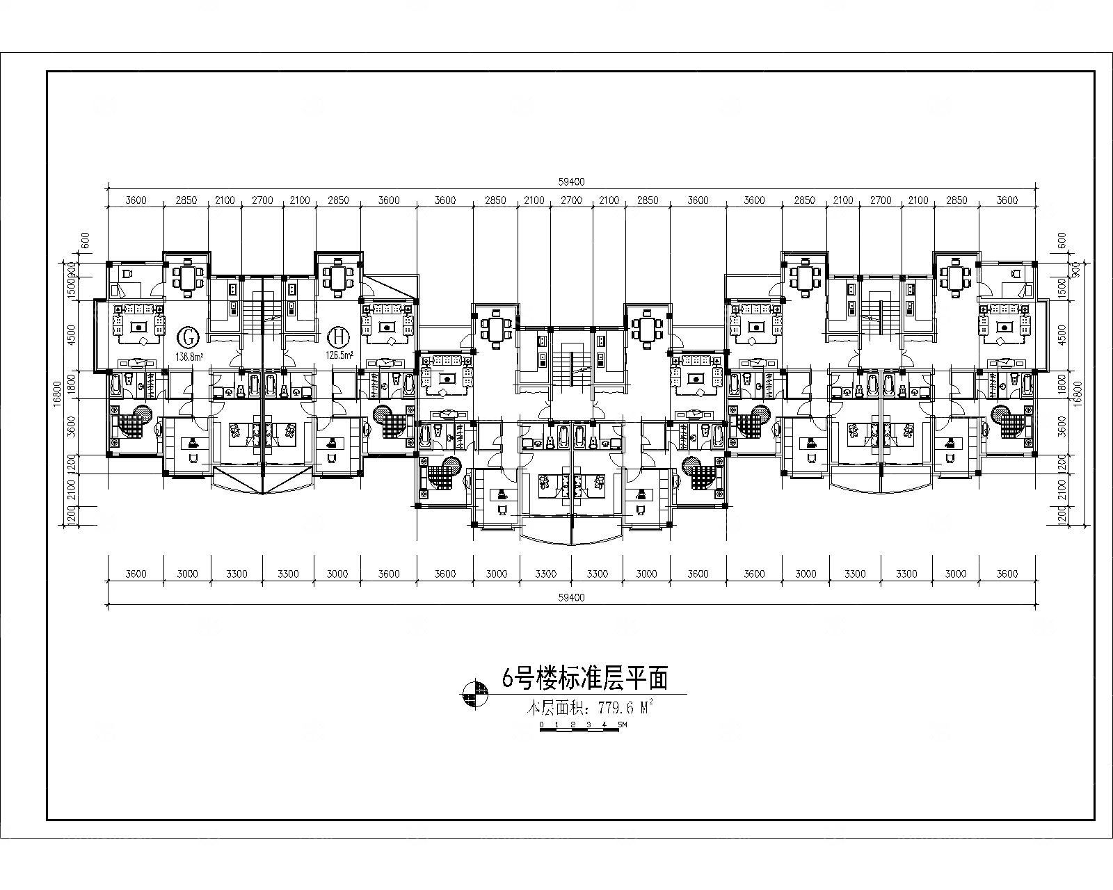 某花园综合住宅区详细规划建筑图及效果图