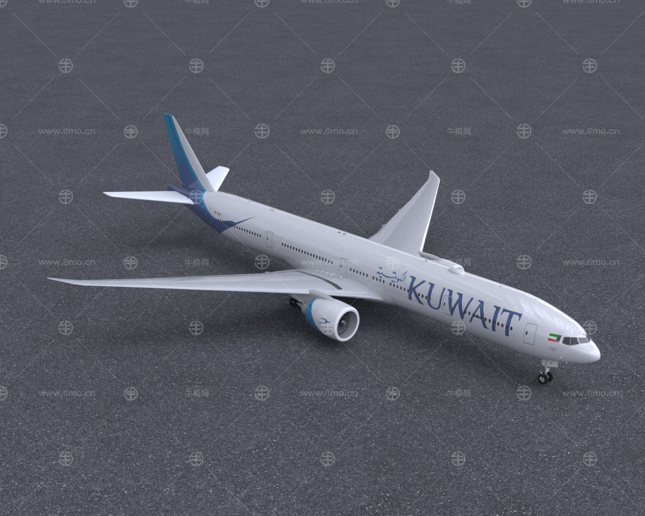 科威特航空公司波音777飞机