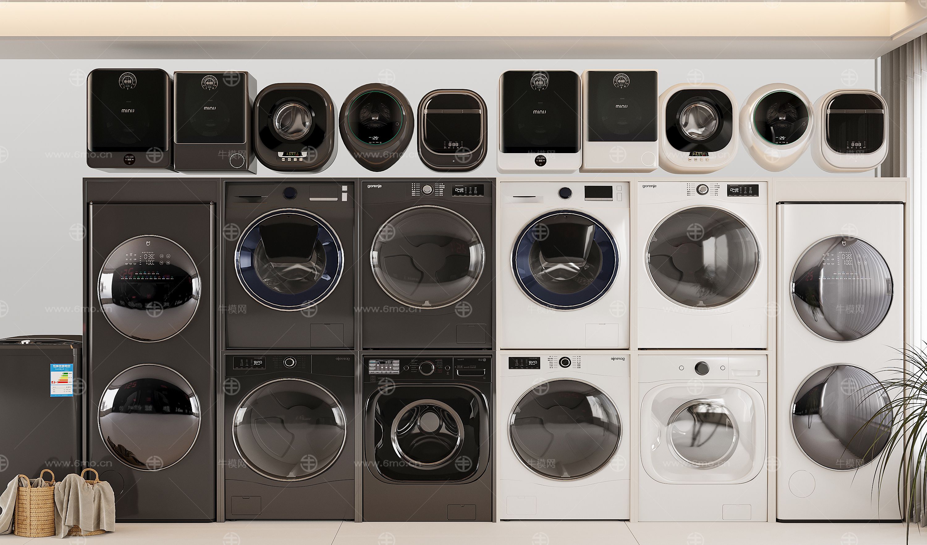 洗衣机组合 壁挂洗衣机 烘干机 滚筒洗衣机 迷你洗衣机